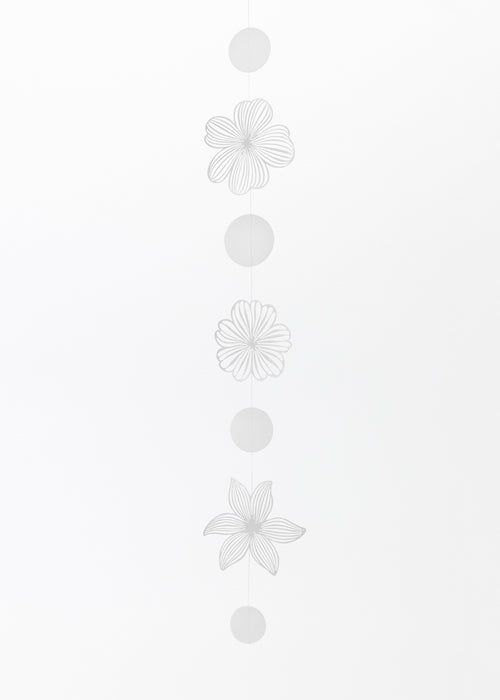 Silhouetten Blütenkette