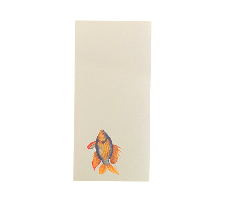 Notizblöck (Einkaufliste) - Goldfisch