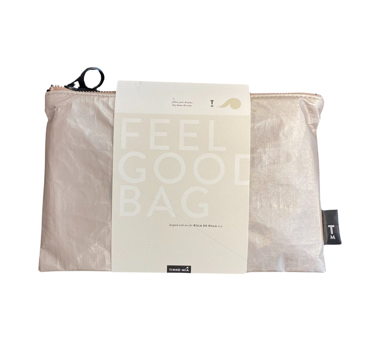 Feel good bag" dusty gold
