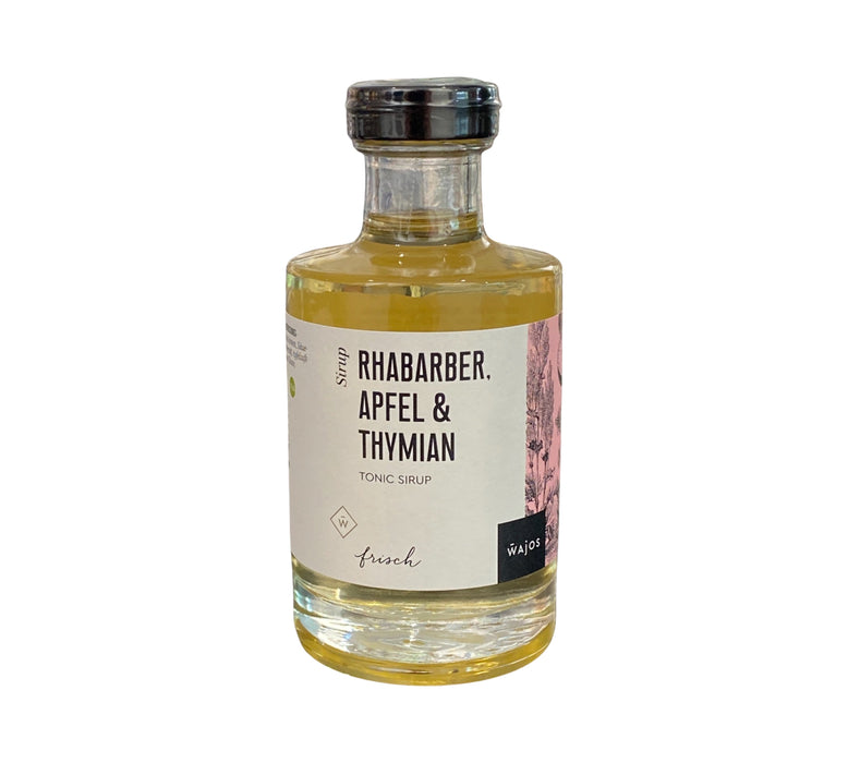 Rhabarber,Apfel & Thymian - Tonic Sirup 200 ml Wajos