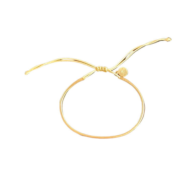 Kam Colour Armband ( gold plated sterling silver ), handmade
