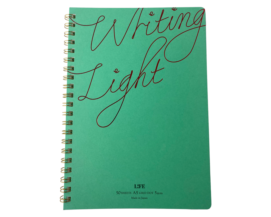Notizheft "writing light"