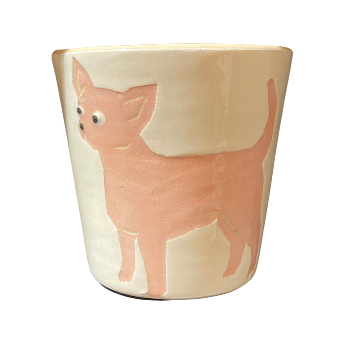 Animal Cup, handgemachter Keramikbecher