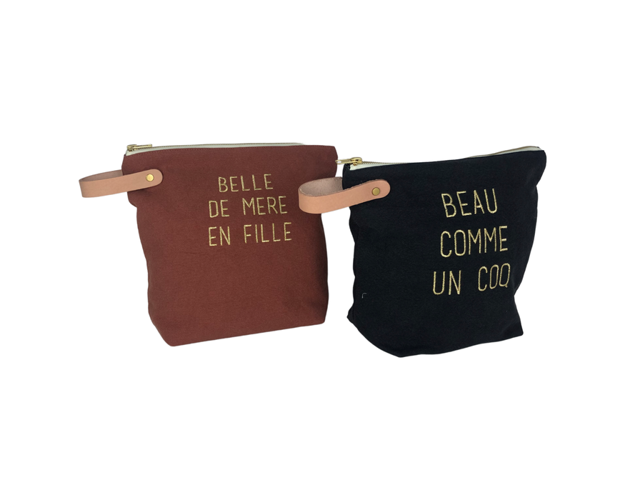 Kosmetiktasche schwarz