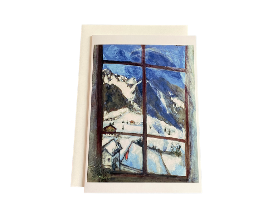 Motivkarte „Winterfenster“