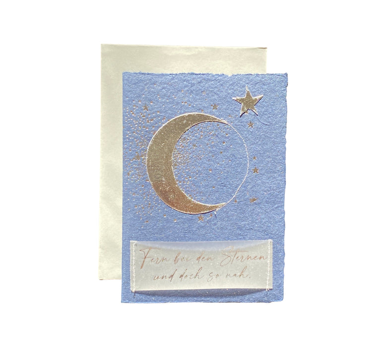 Papiertrauerkarte " Mond "