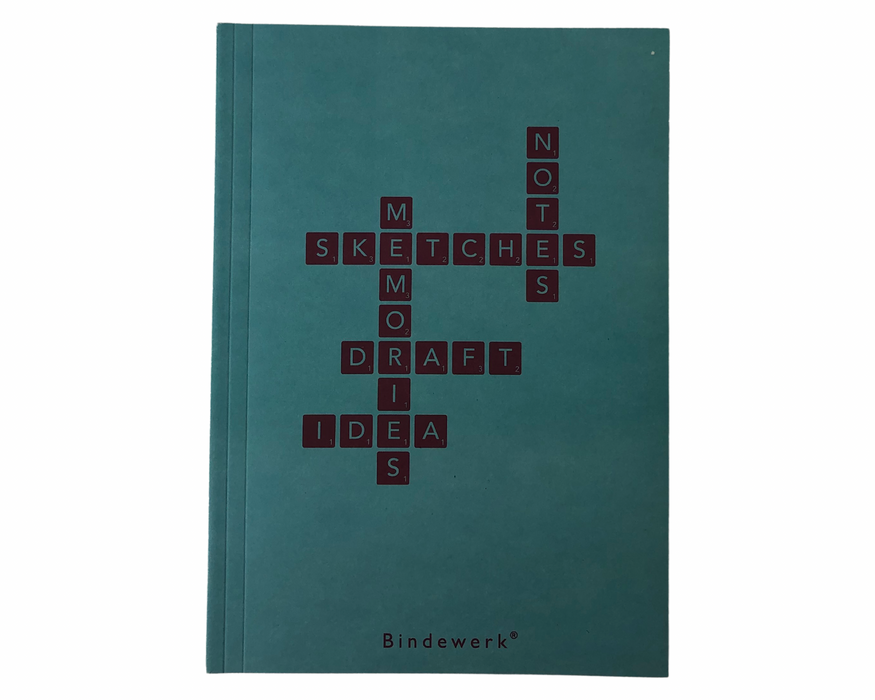 Notizbuch "blaues Kreuzworträtsel"