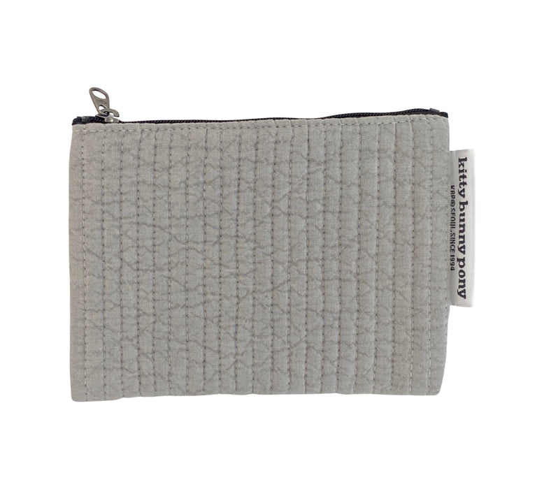 Quilting Misty Gray Pouch