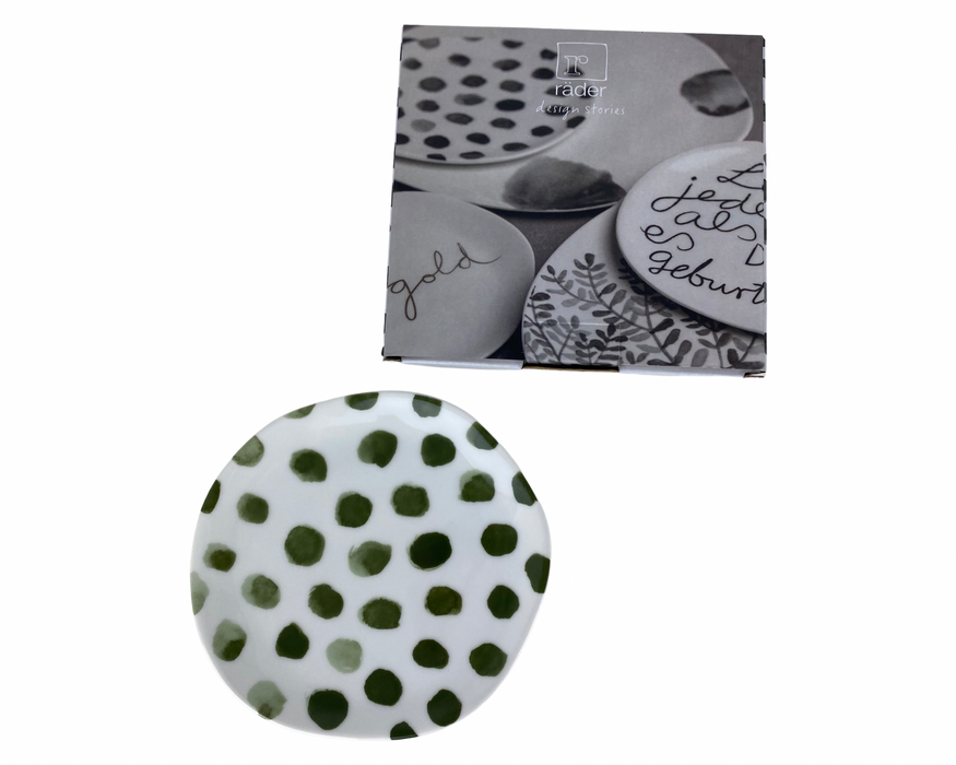 Mix and Match Teller klein "Punkte salbei"